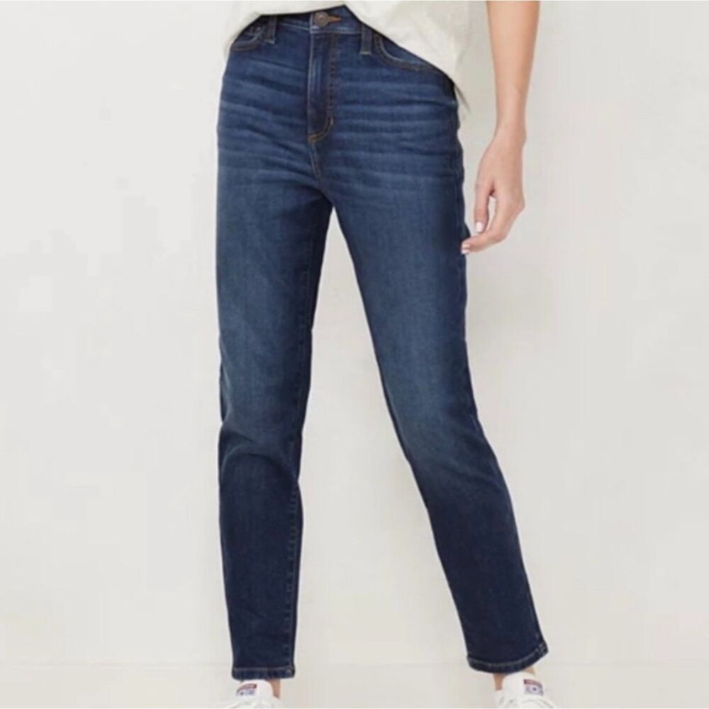 Lauren Conrad Super High Rise Straight Jeans Women’s 8 Stretch Medium Wash